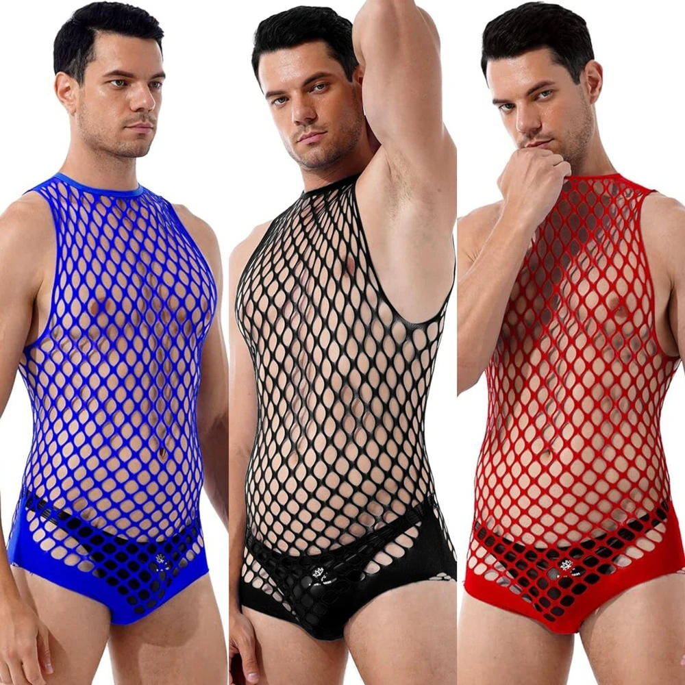 Bodystocking Fishnet - Gay Bodystocking Man Fetish Body Suits
