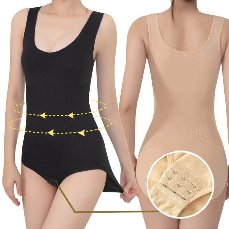 2pcs Body Shapewear For Women  - Shapewear Bodysuit Firm 评论和价格