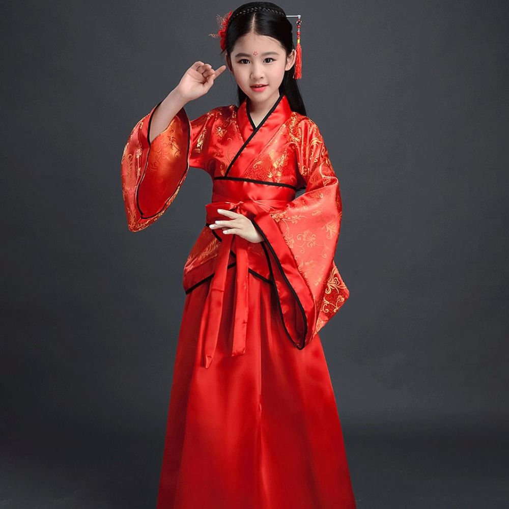Fashion Ethnic Children's Anci - Robe Silk Women 评论和价格