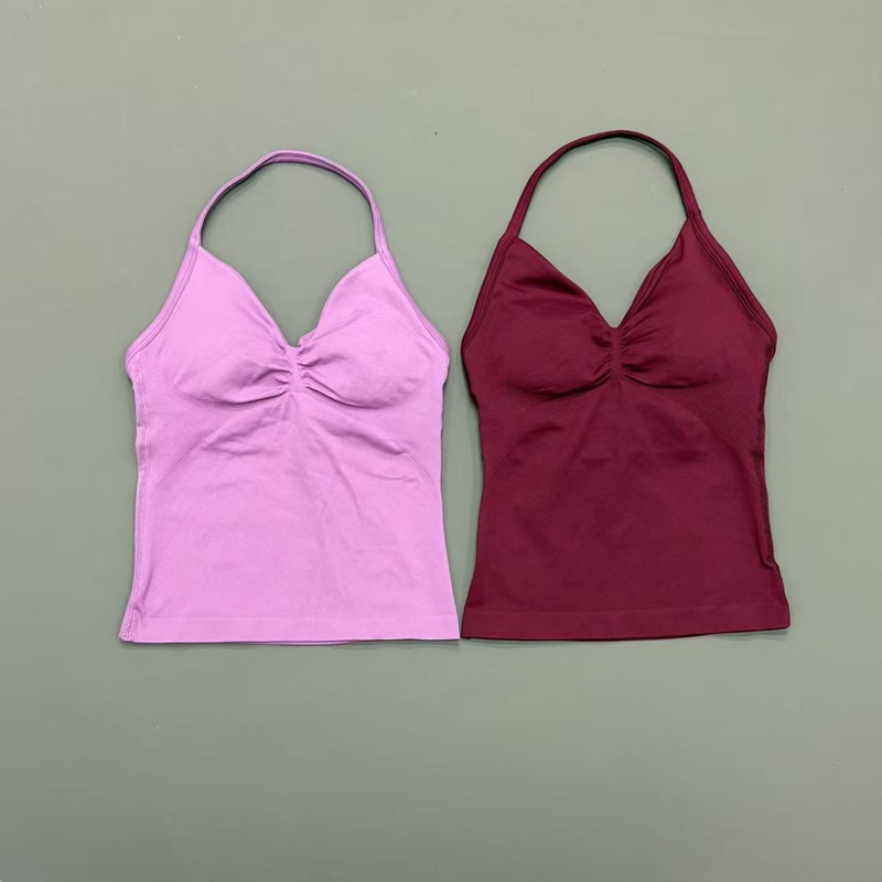 Gym Women Sports Tank Top Seam - Sports Bra High Impact 评论和价格