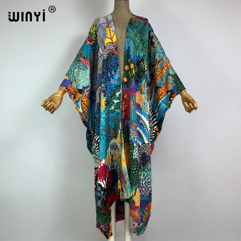 WINYI Africa Middle East kimon - Robe Silk Women 评论和价格