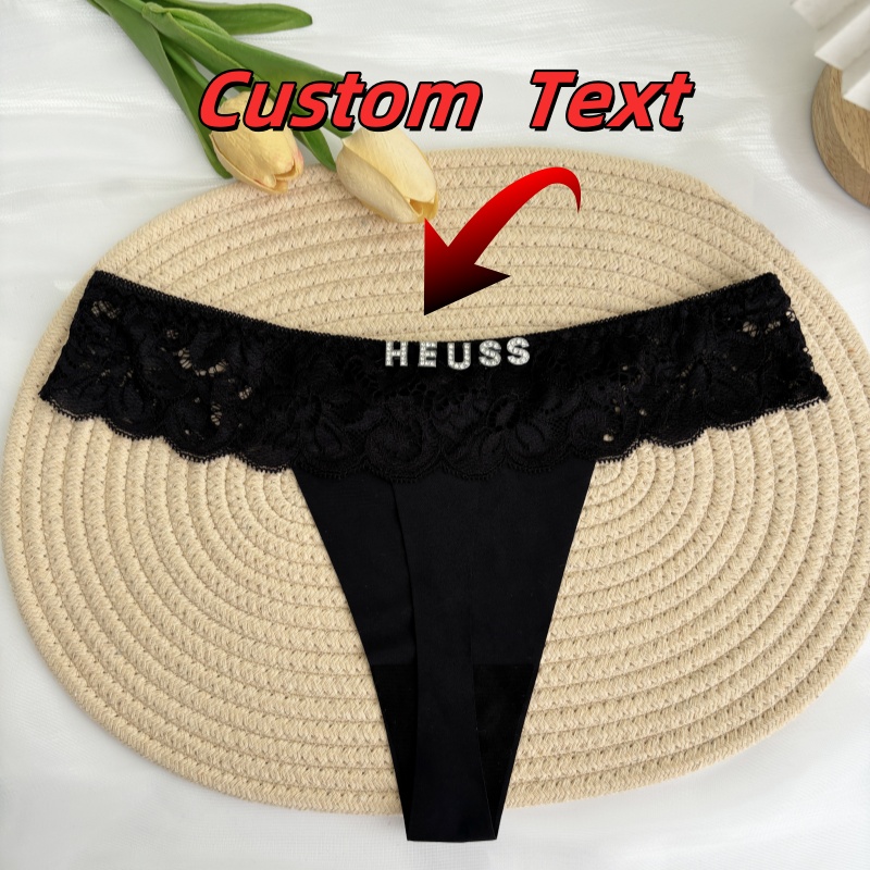 Personalized Custom Thong Name - Thong Bikini Women 评论和价格