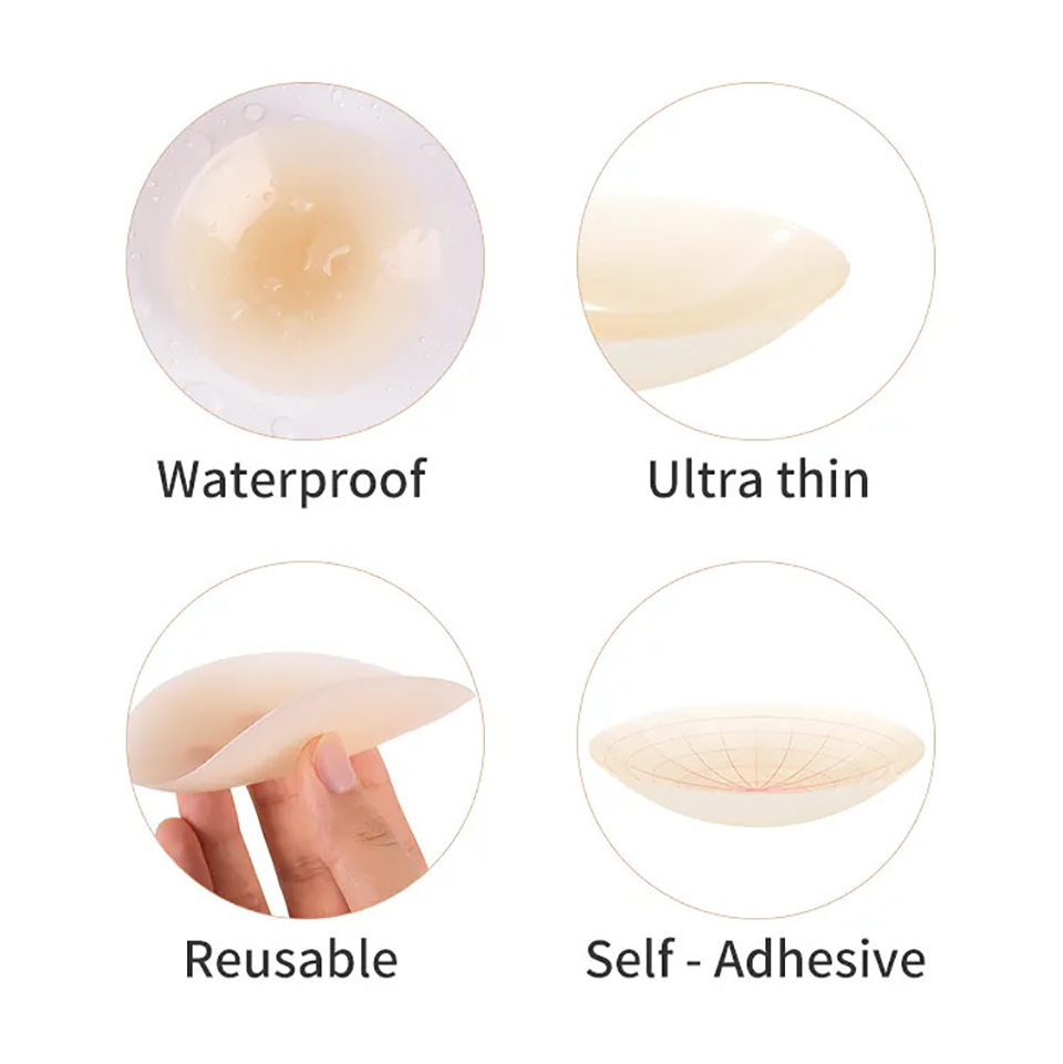 Reusable Silicone Adhesive Nip - Nipple Cover Pasties 评论和价格
