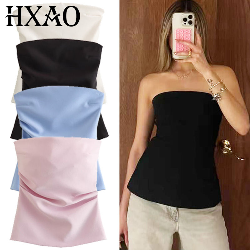 HXAO Corset Tube Top Women Sum - Strapless Bra Backless 评论和价格