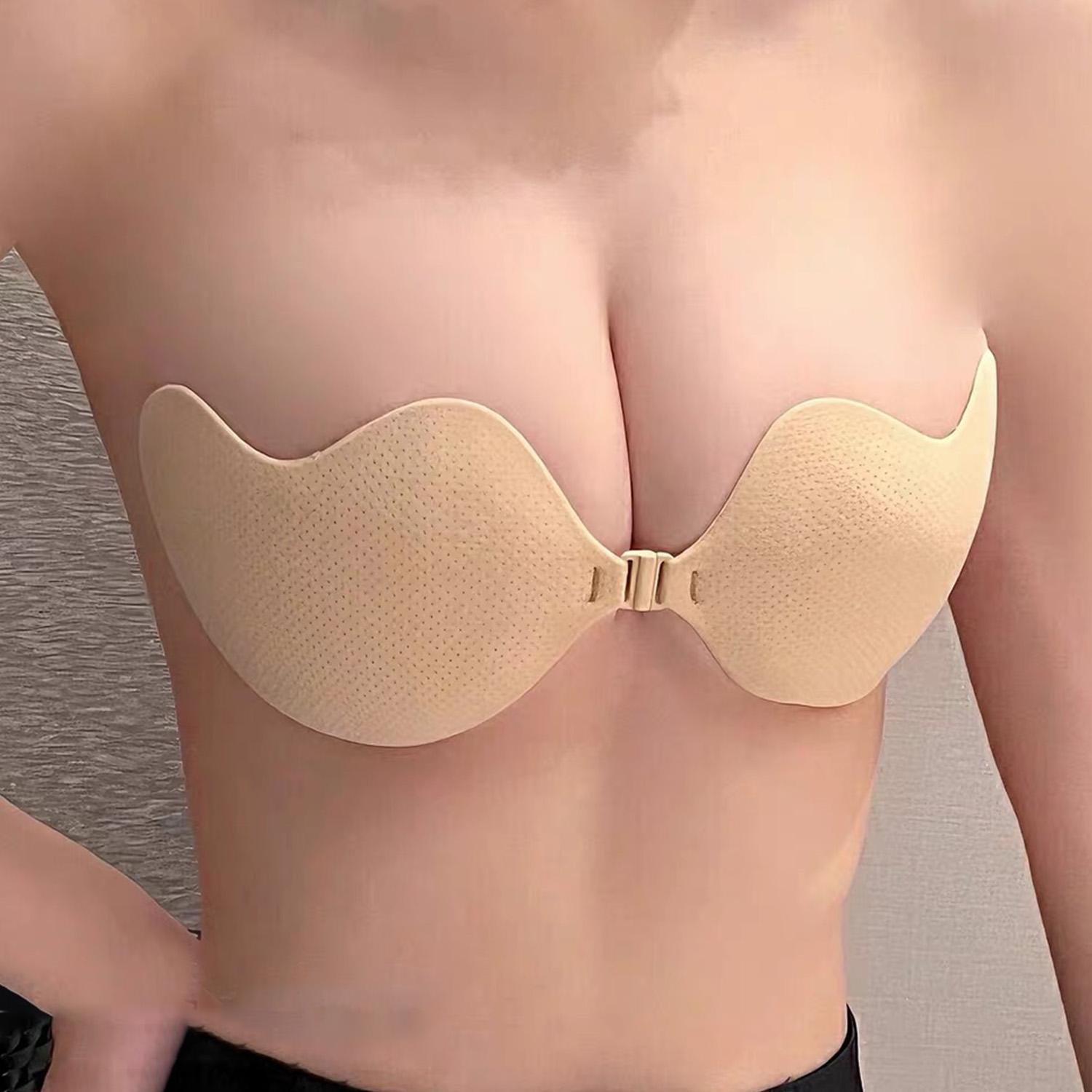 Backless Invisible Push Up Bra - Silicone Bra Adhesive 评论和价格