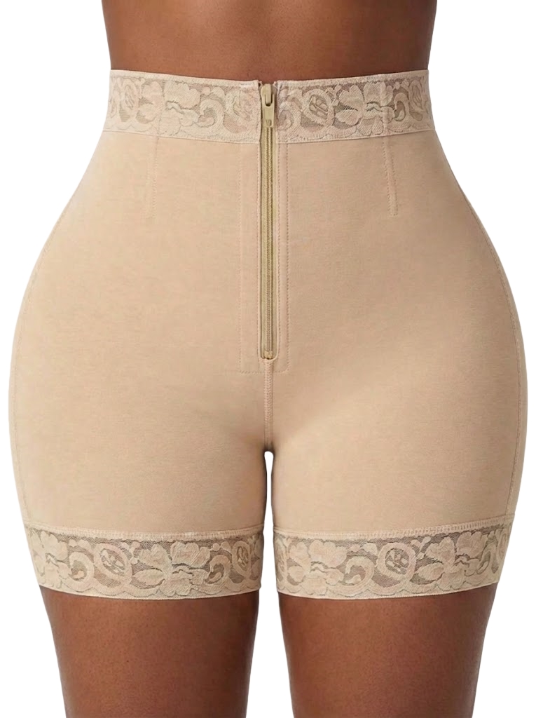 High-Waisted Butt Lifter Panti - Boyshort Underwear 评论和价格