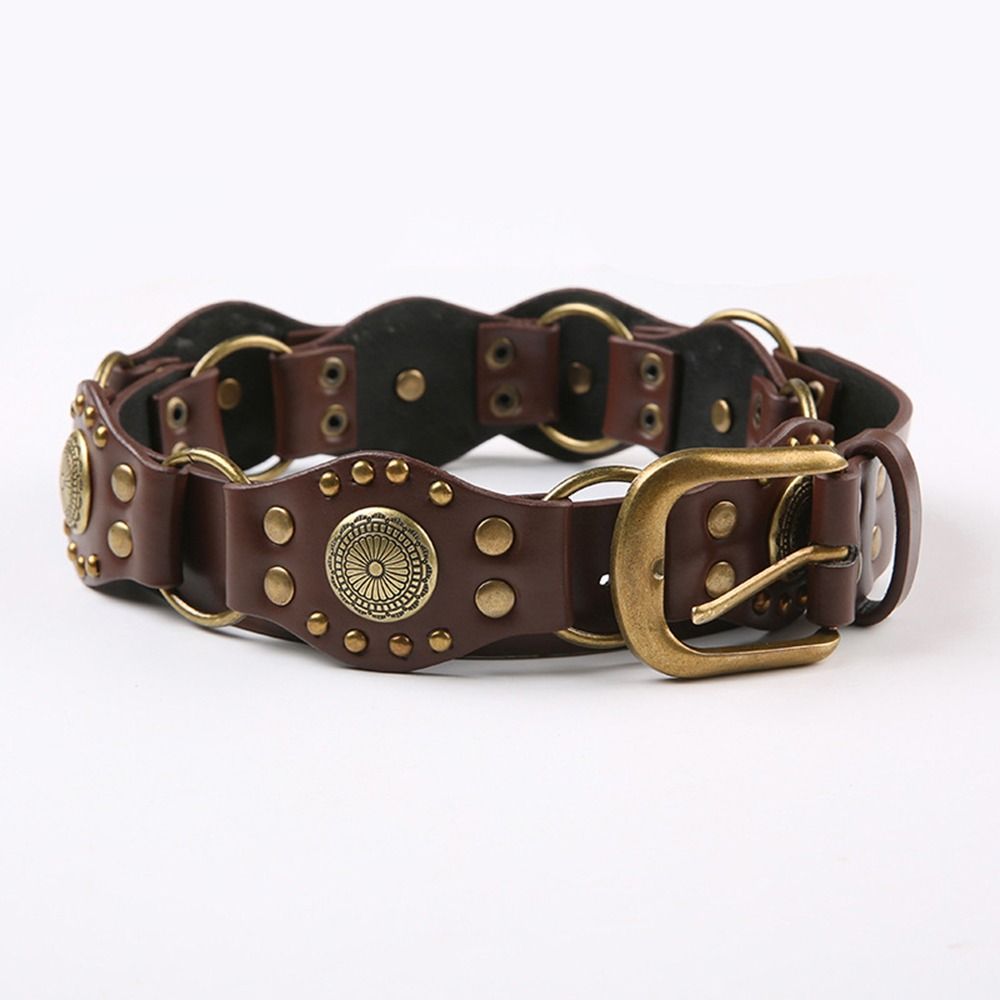 Grommet PU Leather Waist Belt  - Corset Waist Cinch 评论和价格