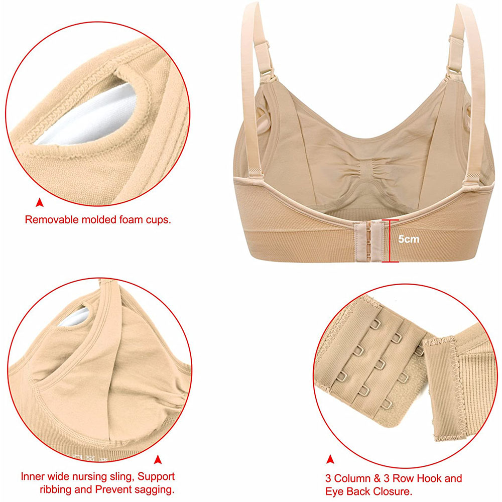 Womens Maternity  Nursing Bra  - Nursing Bra Sleep 评论和价格