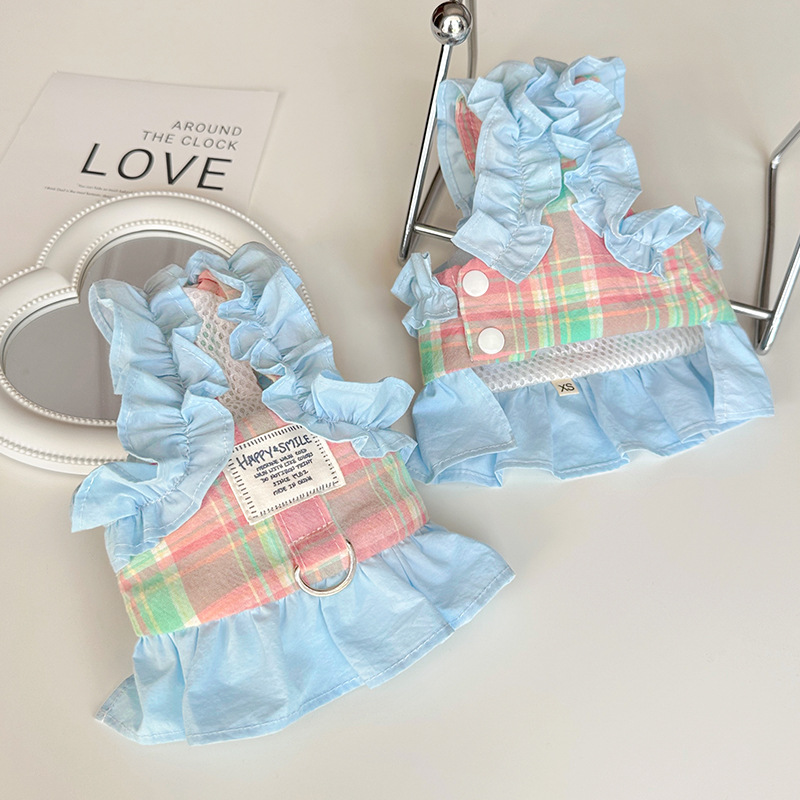 Pet Plaid Leash Vest Style Sma - Lace Teddy Lingerie 评论和价格