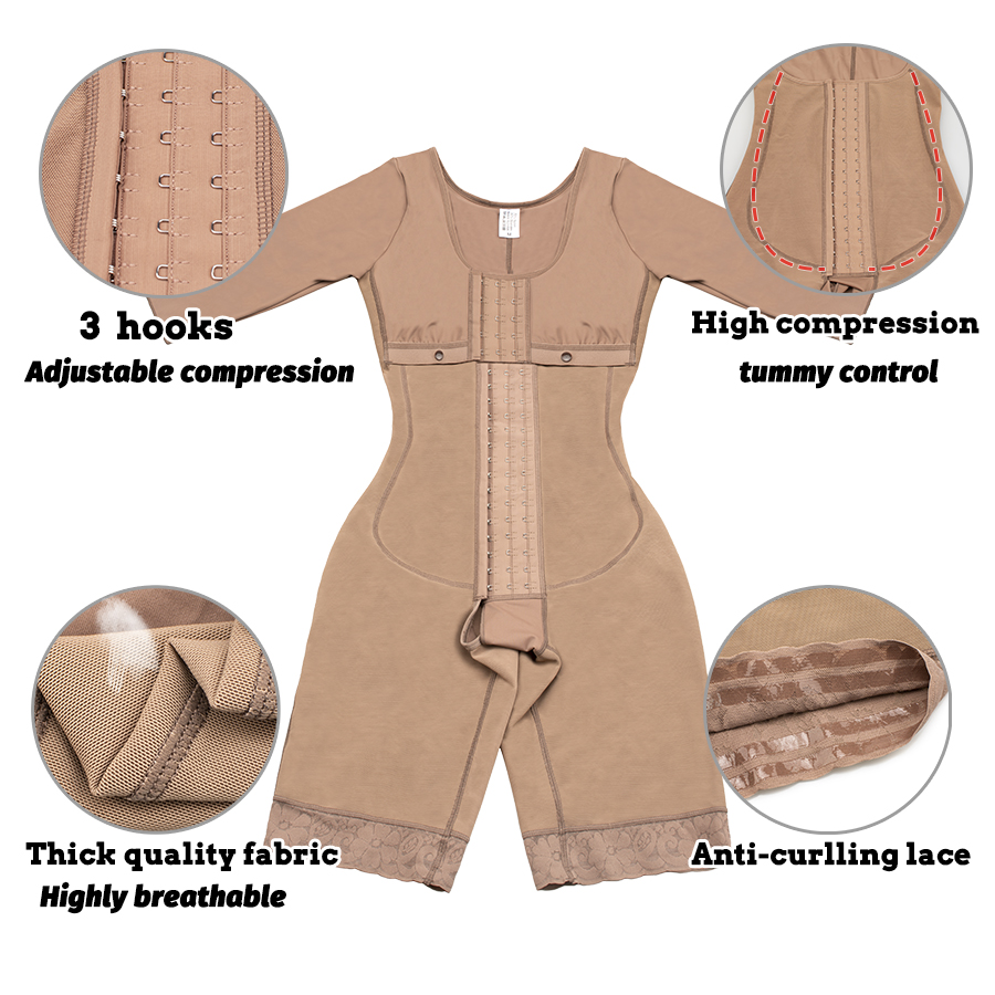 Full Body Colombian Girdles Sh - Shapewear Bodysuit Firm 评论和价格