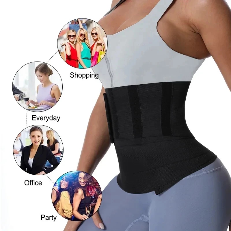 1/2Pcs Bandage Wrap Trimmer Be - Shapewear Bodysuit Firm 评论和价格