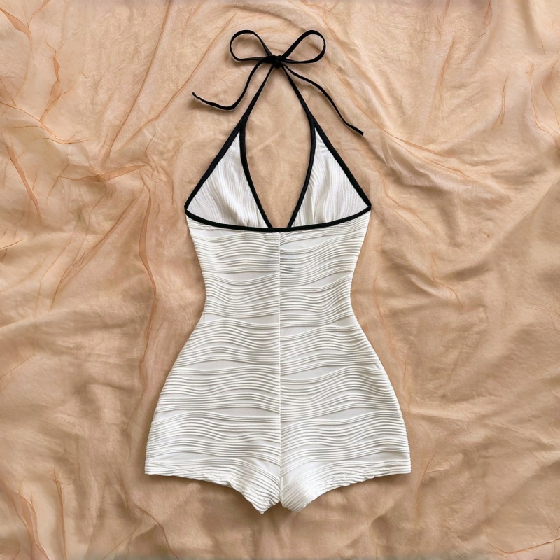 Sheer Halter Neck Bodysuit | W - Shapewear Bodysuit Firm 评论和价格