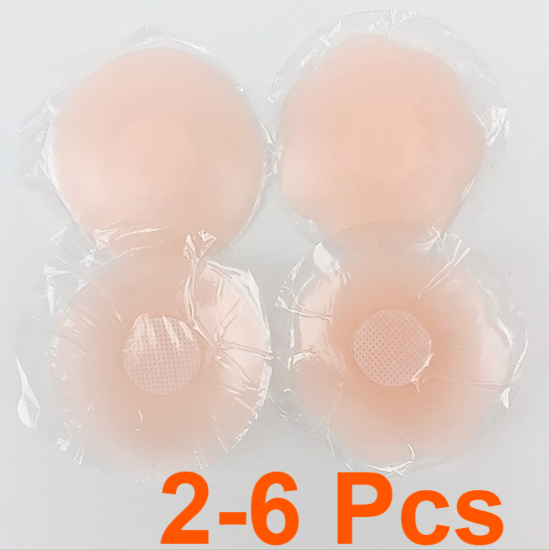 2-6Pcs Women Silicone Nipple C - Nipple Cover Pasties 评论和价格